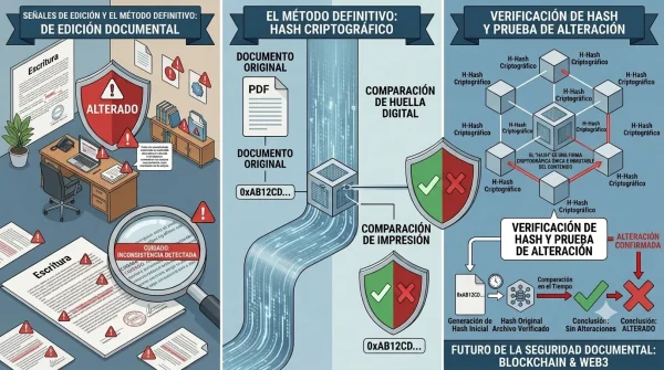 Cómo saber si un documento fue alterado