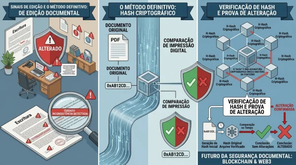 Como saber se um documento foi alterado